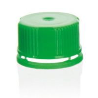 Capuchon vert joint silicone et bague d'inviolabilité