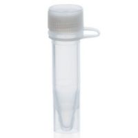 Microtube 1.5 ml avec jupe avec capuchon PE attaché sans graduation