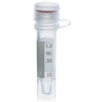 Microtube 1.5 ml avec jupe avec capuchon PP attaché avec graduation