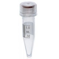 Microtube 1.5 ml sans jupe avec capuchon PP bague d'inviolabilité avec graduation