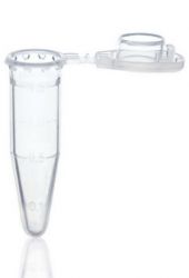 Microtube 1.5 ml incolore avec capuchon standard, fermeture renforcée